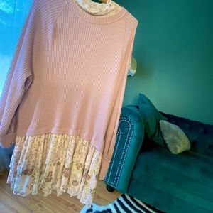 Free people size M turtle neck shirt/Dress